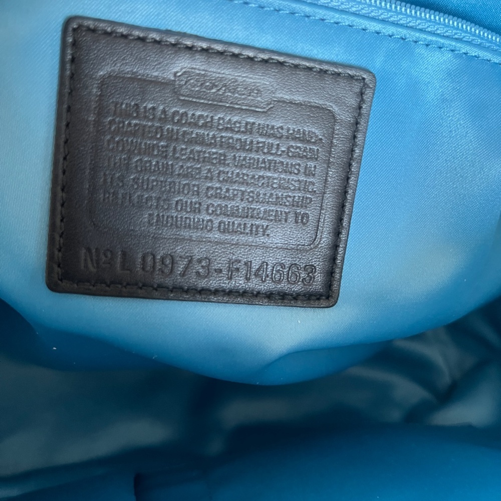 Vintage Coach Leah Patent Leather Tote - Picture 14 of 14